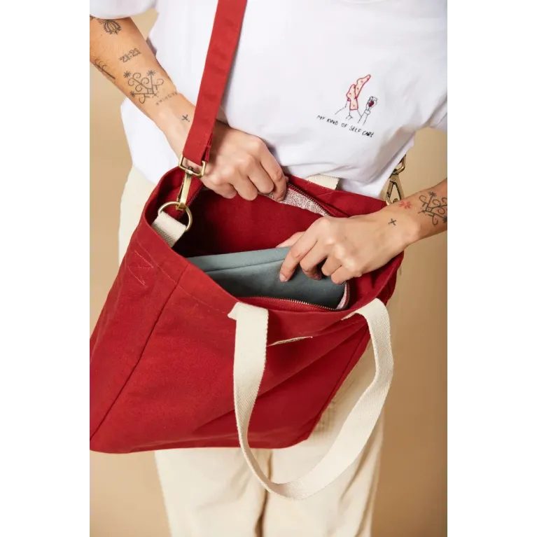 Cabas vertical - Paul - Terracotta - Hindbag 