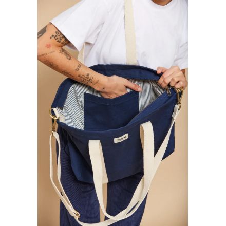 sac cabas César - Hindbag - Navy