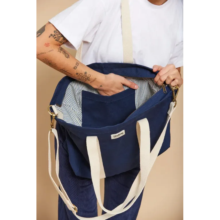 sac cabas César - Hindbag - Navy