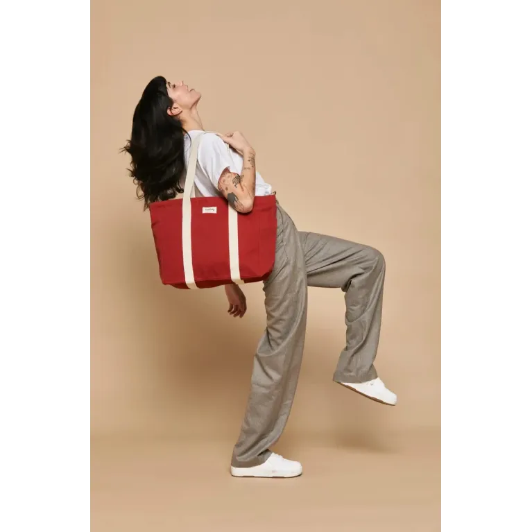 Sac cabas César - Hindbag - Terracotta