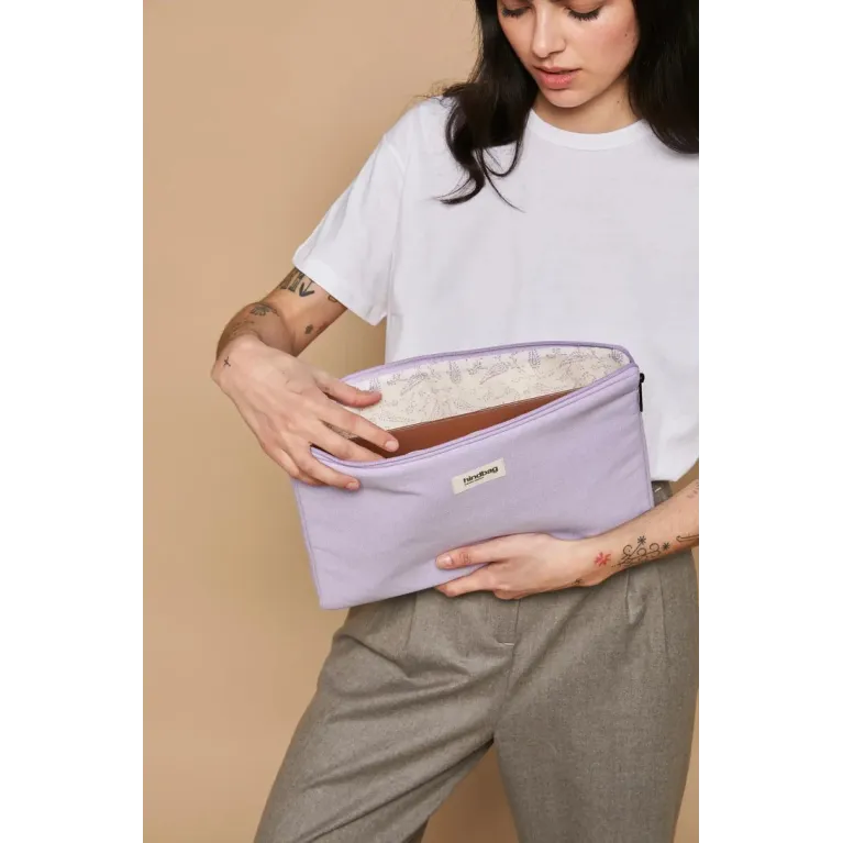 Housse ordinateur - 13' - Ava - 24 x 34 cm - Lila