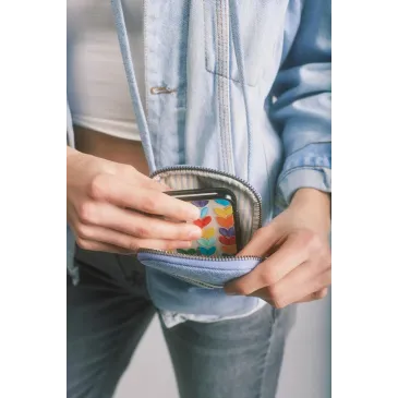 Pochette téléphone - Bill - Denim Bleu 