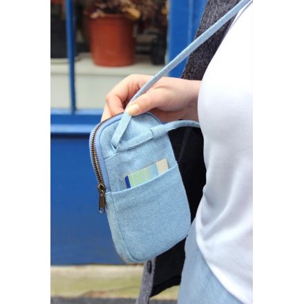 Pochette téléphone - Bill - Denim Bleu 