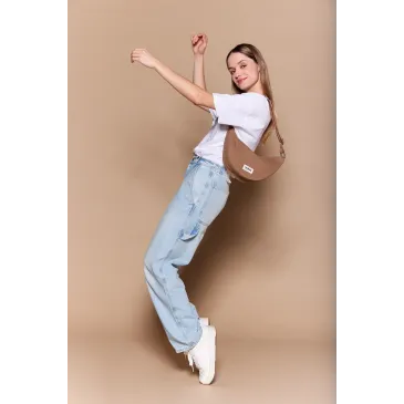 Sac bandouillère - Andrea - Cannelle 