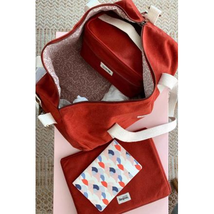 Sac Hindbag - Sac Simon polochon - Terracotta