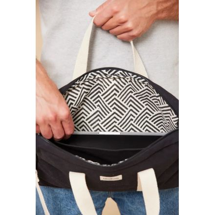 Sac ordinateur - Pierre - Noir 