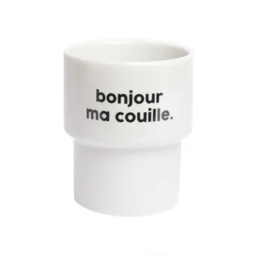 Tasse gobelet - Bonjour qui - Ma couille Félicie Aussi
