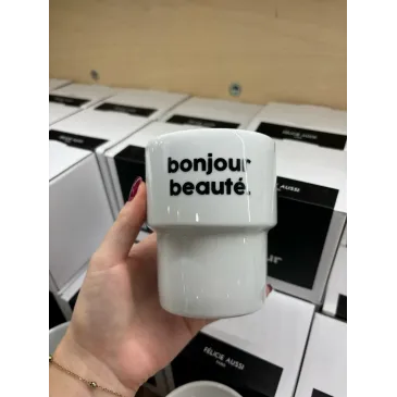 Tasse gobelet - Bonjour qui - Beauté Félicie Aussi