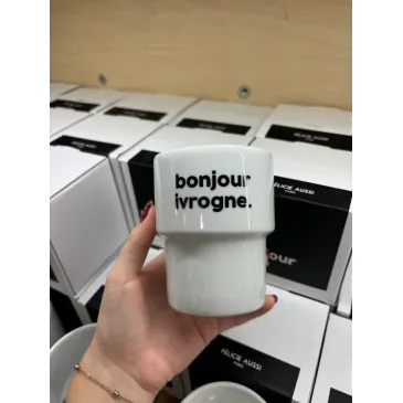 Tasse gobelet - Bonjour qui - Ivrogne - Félicie Aussi