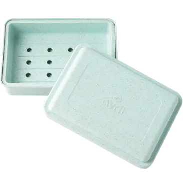 Boîte à savon - bioplastic - Bleu pastel 