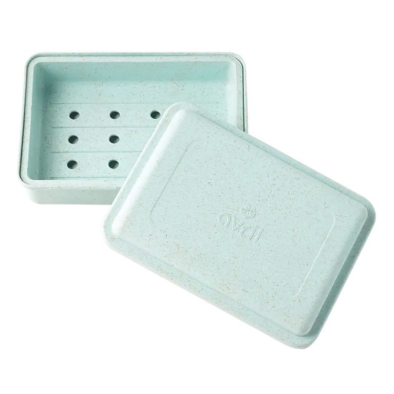 Boîte à savon - bioplastic - Bleu pastel 
