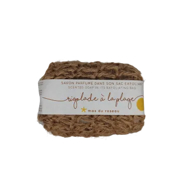 Savon exfoliant - 90 g - Marin - Rigolade à la plage 