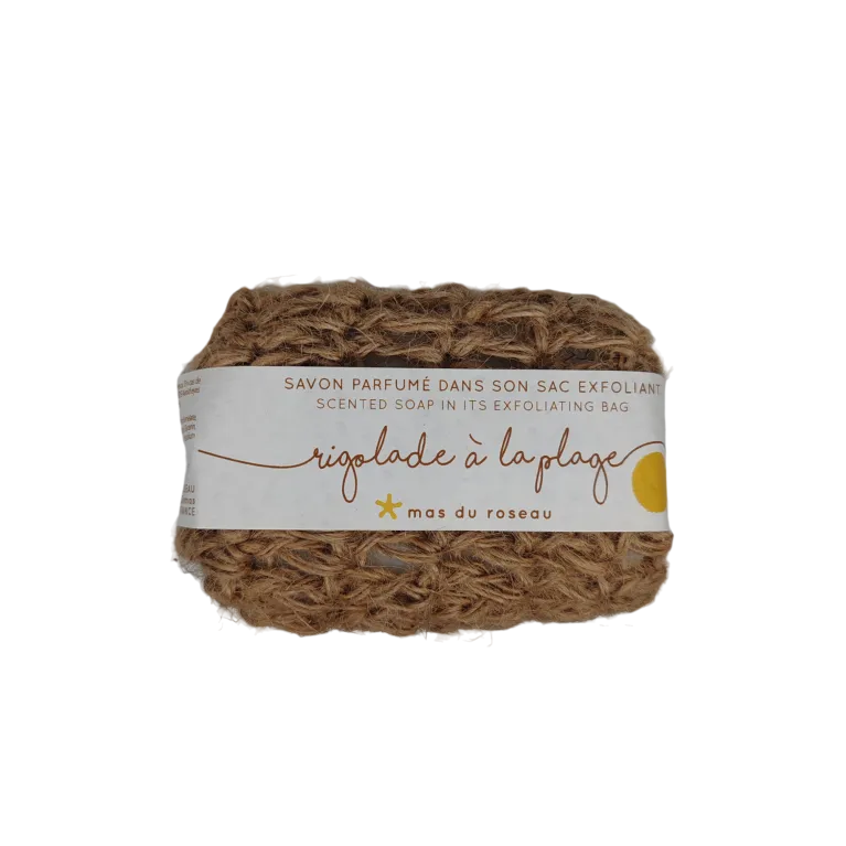 Savon exfoliant - 90 g - Marin - Rigolade à la plage 