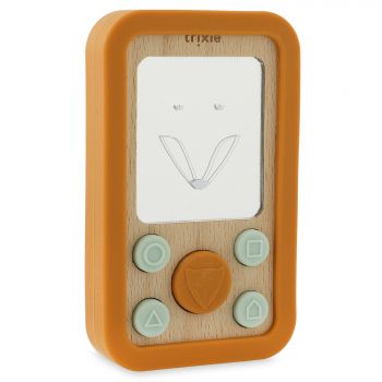 Téléphone en silicone & en bois - Renard - Trixie 