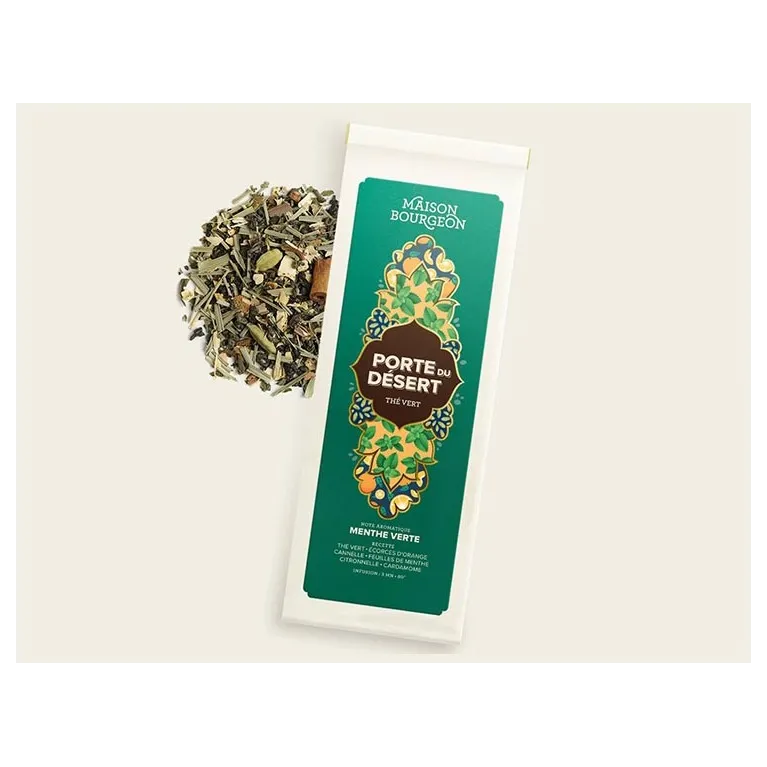 Sachet 100 g - Thé vert - Porte du désert - Bio - Maison Bourgeon