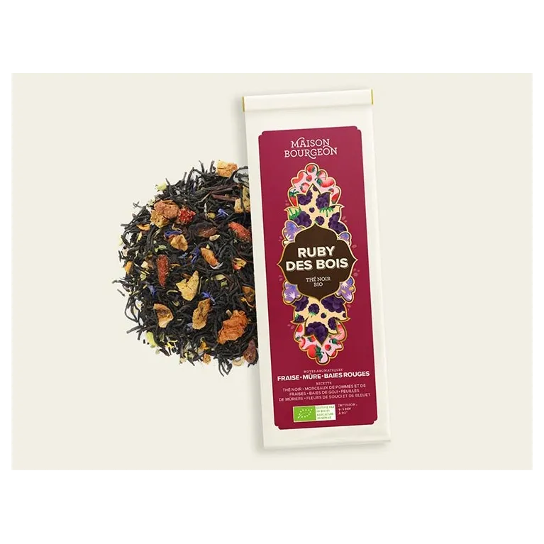Sachet 100 g - Thé Noir - ruby des bois