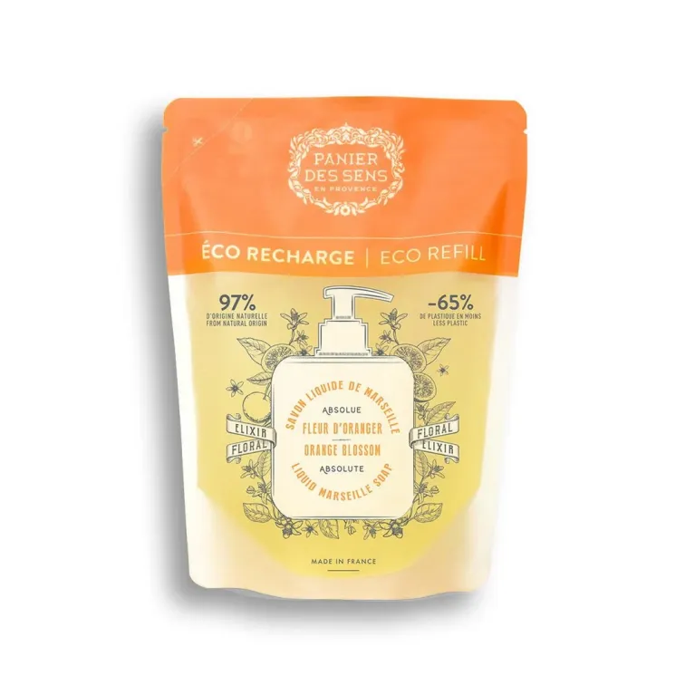 Eco recharge - Savon liquide - Fleur d'oranger - 500 ml 