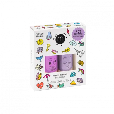 Vernis + Stickers pour ongles - WOW