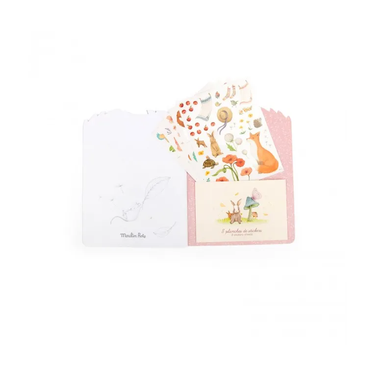 Cahier sticker - Les rosalies - 230 stickers et 20 pages