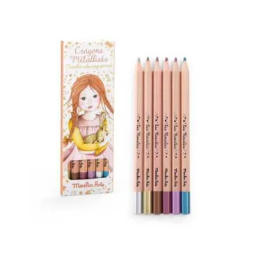 Les crayons métalliques - Lot de 6 