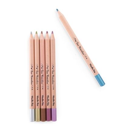 Les crayons métalliques - Lot de 6 