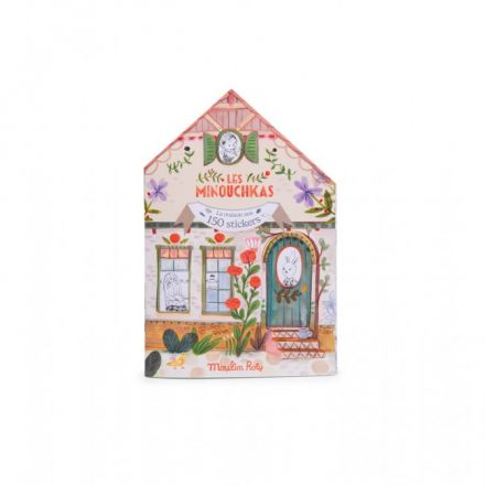 Cahier - La maison aux 150 stickers - Les minouchkas