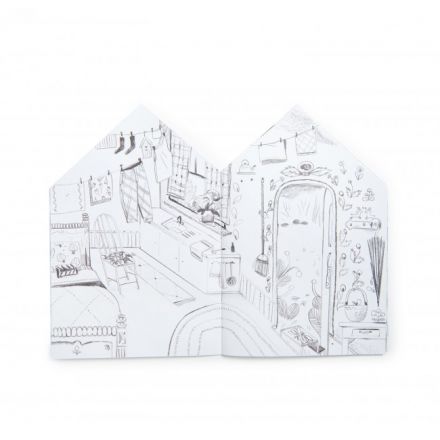 Cahier - La maison aux 150 stickers - Les minouchkas