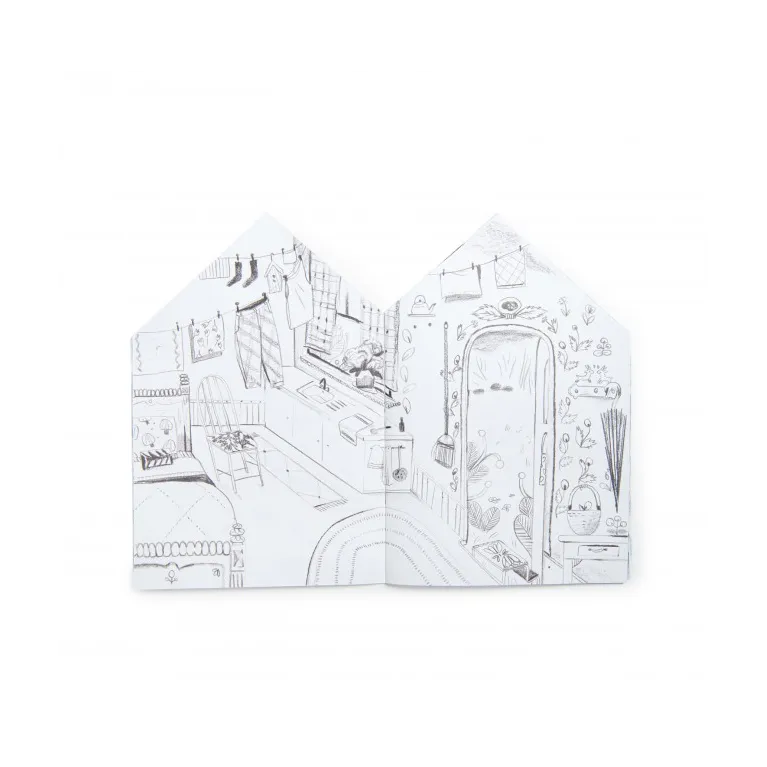 Cahier - La maison aux 150 stickers - Les minouchkas