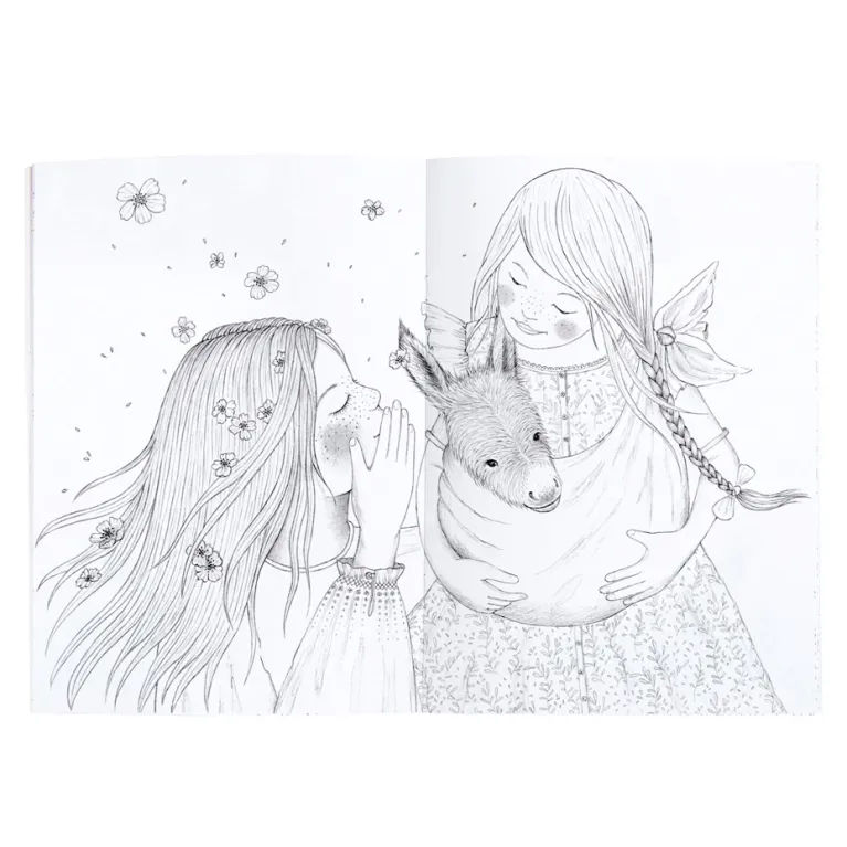 Cahier de coloriage - Les Rosalies