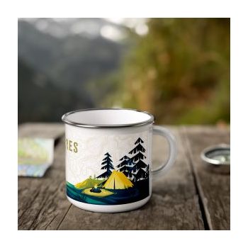 Mug émaillé Adventura - Randonneur