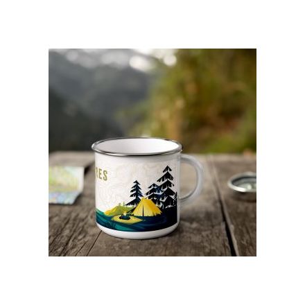 Mug émaillé Adventura - Randonneur