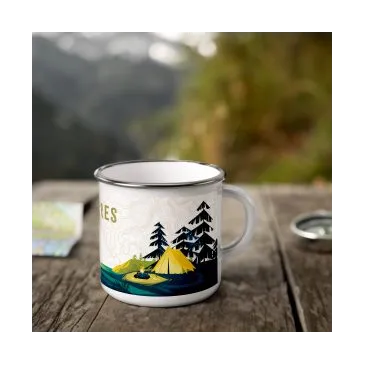 Mug émaillé Adventura - Randonneur