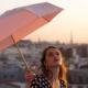 Mini parapluie - micro & solide - Edith - Rose corail