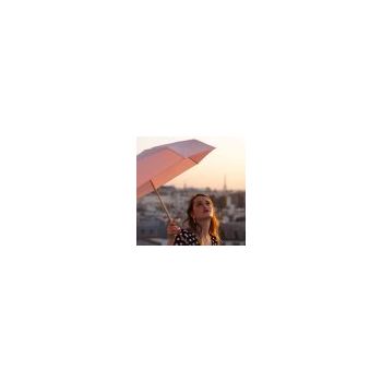 Mini parapluie - micro & solide - Edith - Rose corail