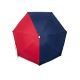 Mini parapluie - micro & solide - Emilie - Bleu nuit et rouge 