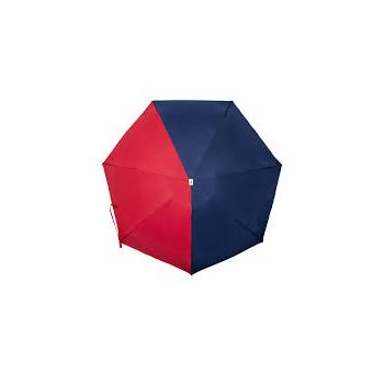 Mini parapluie - micro & solide - Emilie - Bleu nuit et rouge 