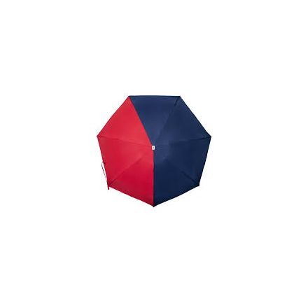 Mini parapluie - micro & solide - Emilie - Bleu nuit et rouge 