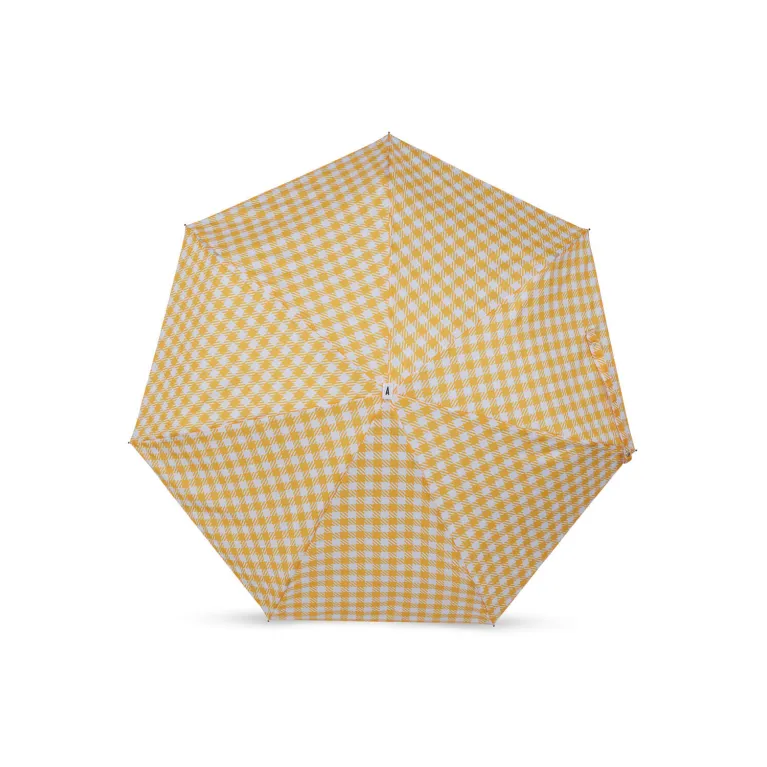 Mini parapluie - micro & solide - Hamond - Carreaux vichy jaune 