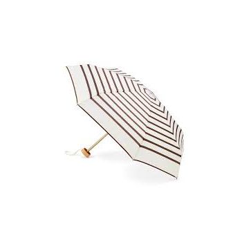 Mini parapluie - micro & solide - Lazare - Rayé caramel 