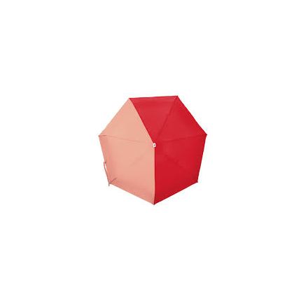 Mini parapluie - micro & solide - Edmond - Rouge et rose corail 