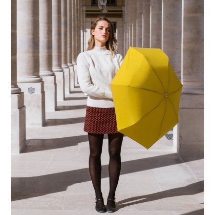 Mini parapluie - micro & solide - Martin - Jaune moutarde 