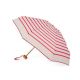 Mini parapluie - micro & solide - Marcelle - Rayé rouge 