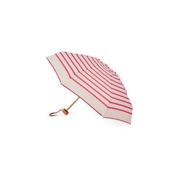 Mini parapluie - micro & solide - Marcelle - Rayé rouge 