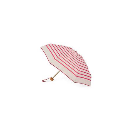 Mini parapluie - micro & solide - Marcelle - Rayé rouge 