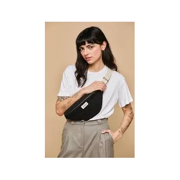 Sac banane - Olivia matelassée - Noire