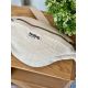 Sac banane Hindbag - Olivia - Velours blanc