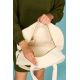 Sac bowling Hindbag - Charlie - Velours blanc