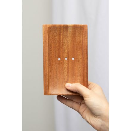 Porte savon bois