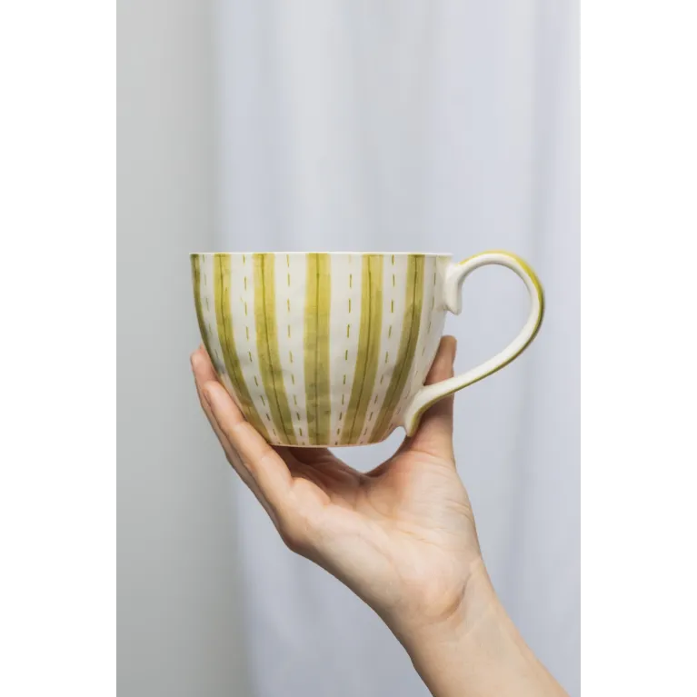 Tasse green aquarelle