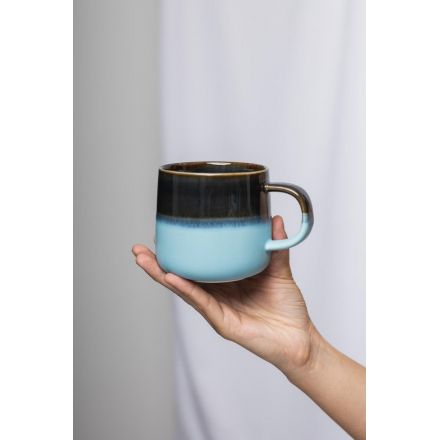 Mug Tranquillo industriel - bleu ciel & bleu foncé